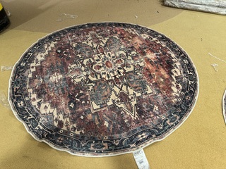 Karpet, meerkleurig, doorsnee 200 cm